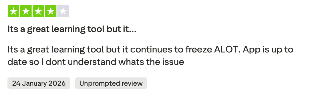 Adapted Mind review: App & online user experience