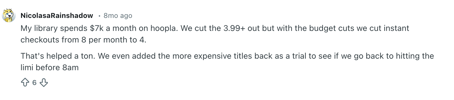 Hoopla pros and cons