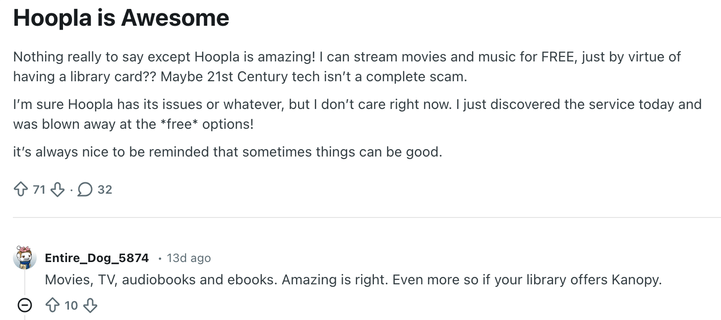 Hoopla review: Does it match user requirements for a library?