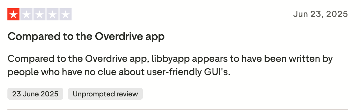 Libby review: Reddit & Trustpilot