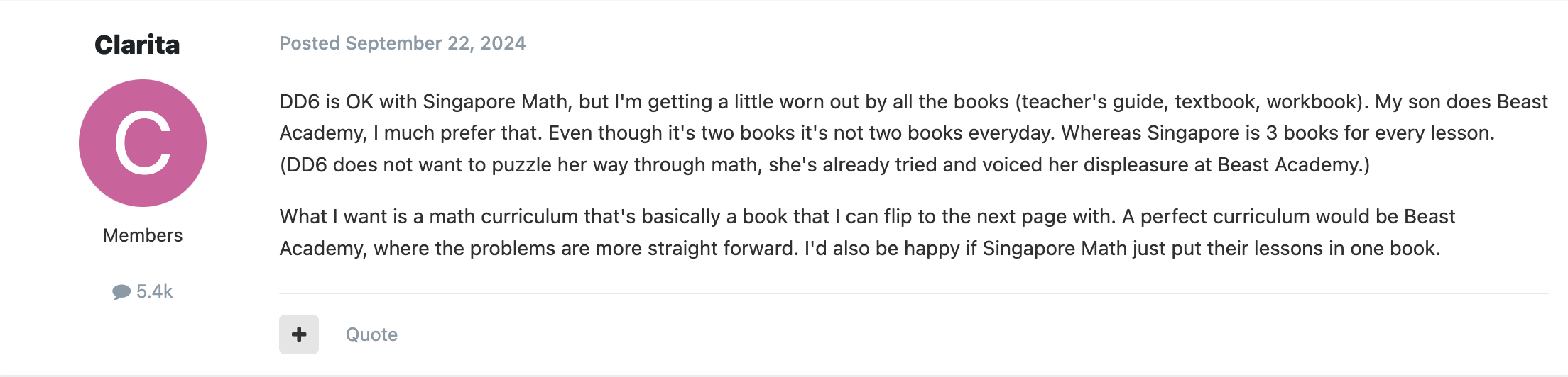 What are the drawbacks of Singapore Math?