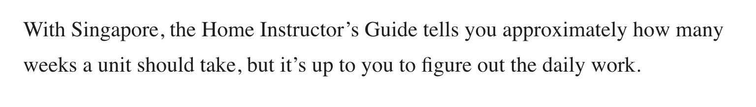 What are the drawbacks of Singapore Math?