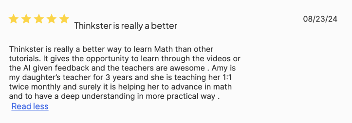 What are the pros and cons of Thinkster Math?