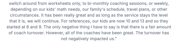 What are the pros and cons of Thinkster Math?