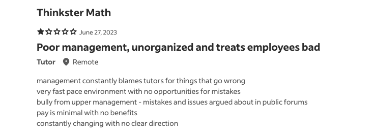 What are the pros and cons of Thinkster Math?