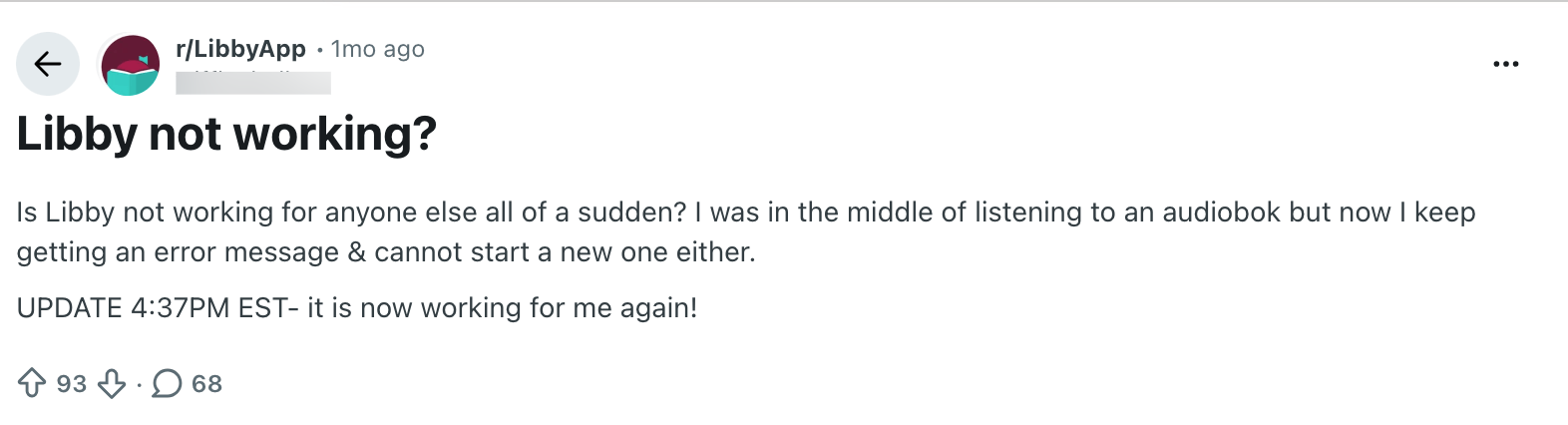 Libby Review: Reddit & Trustpilot