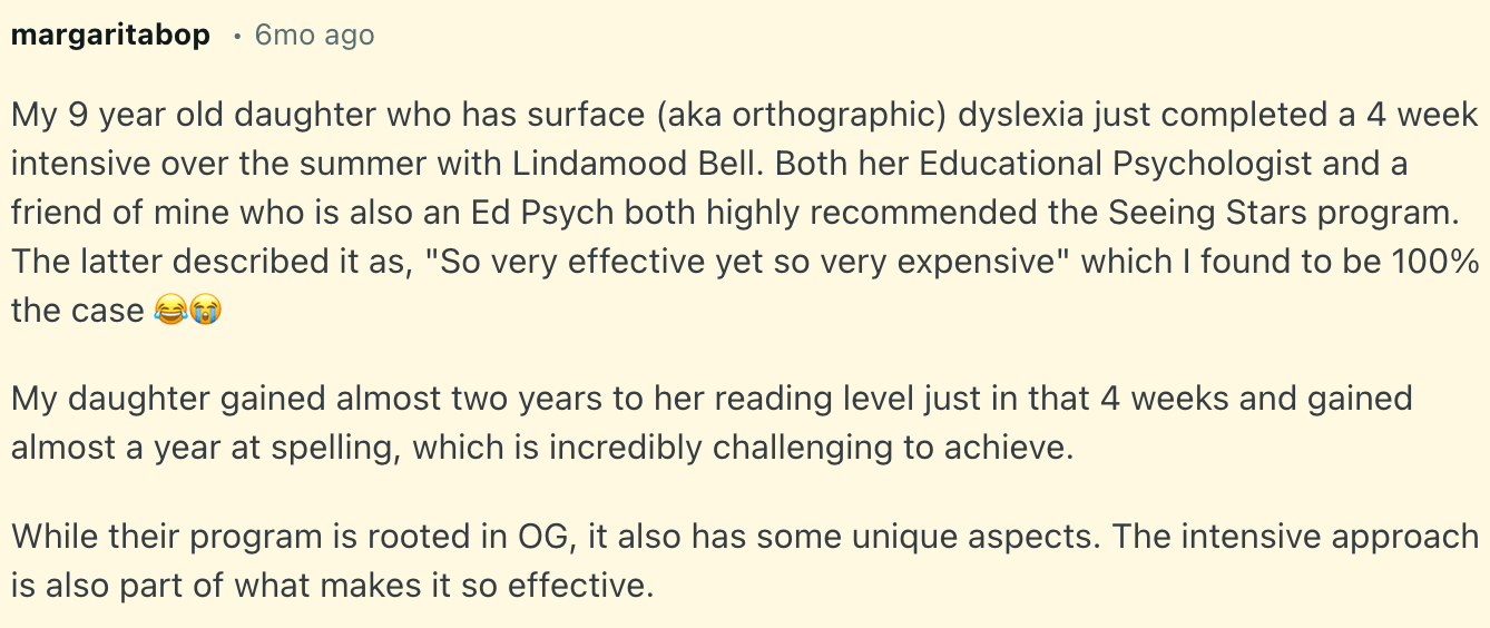 Lindamood Bell curriculum reviews: How a child learns