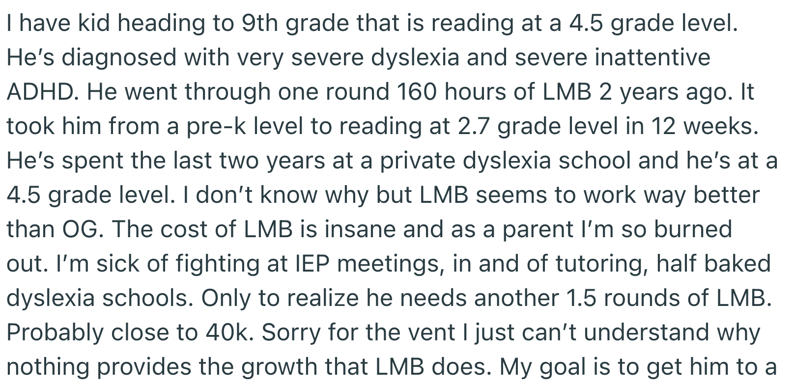 Lindamood Bell curriculum reviews: How a child learns