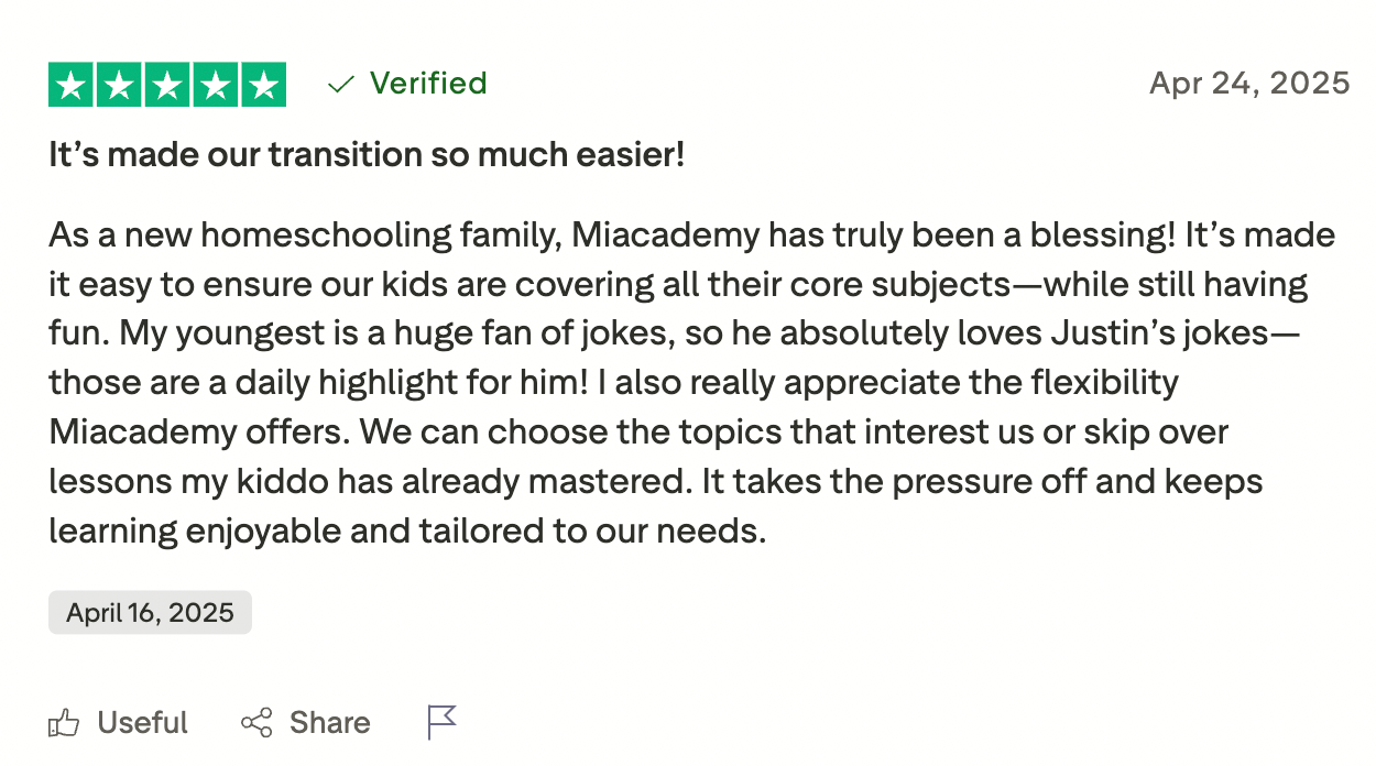 Miacademy reviews