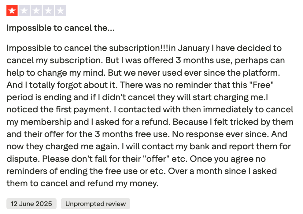 Billing and Cancellation: What Users Report