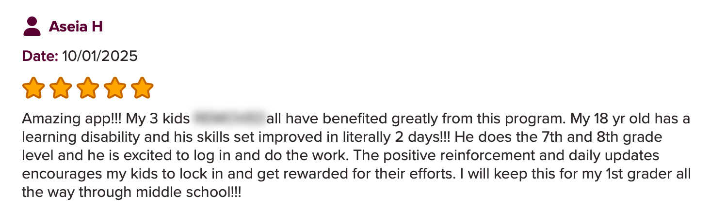 Kids Feel Accomplished