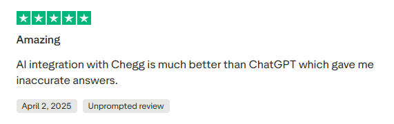 Why consider websites like Chegg?