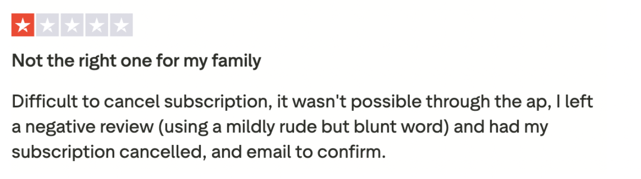 Adapted Mind cost: Are parents satisfied?