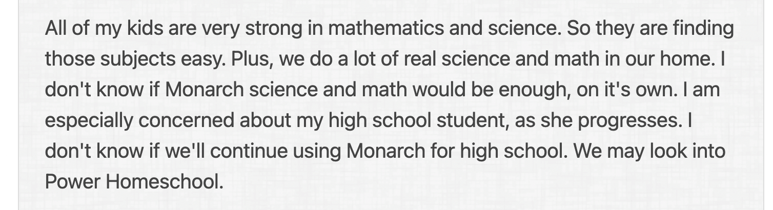 Impact on learning: What parents notice