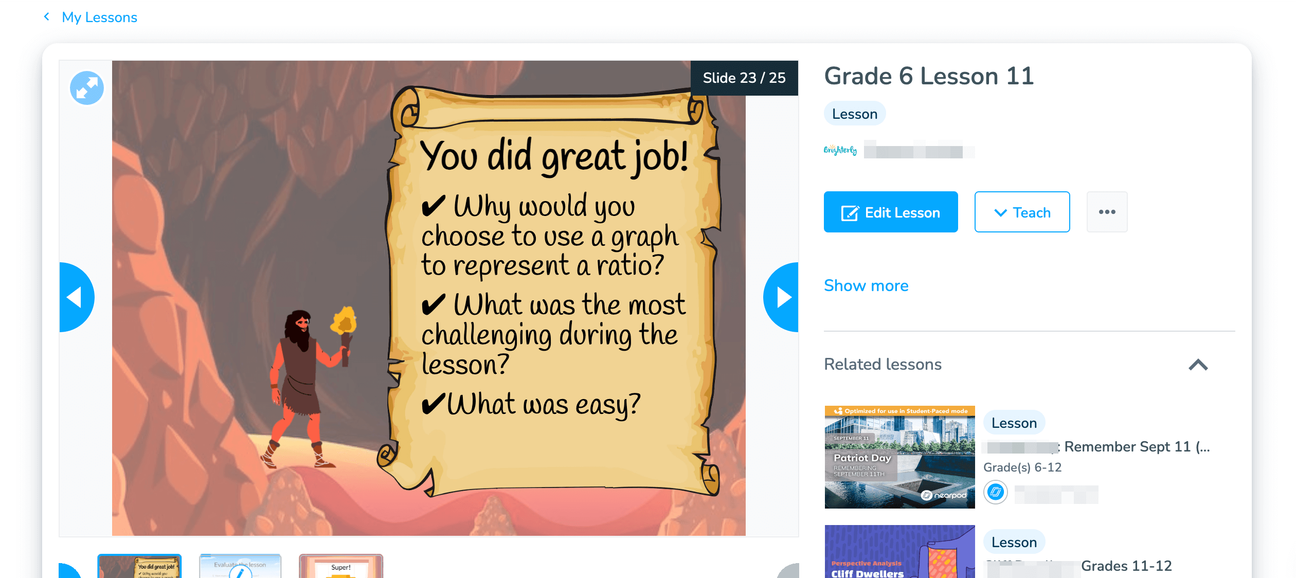 Working with a tutor