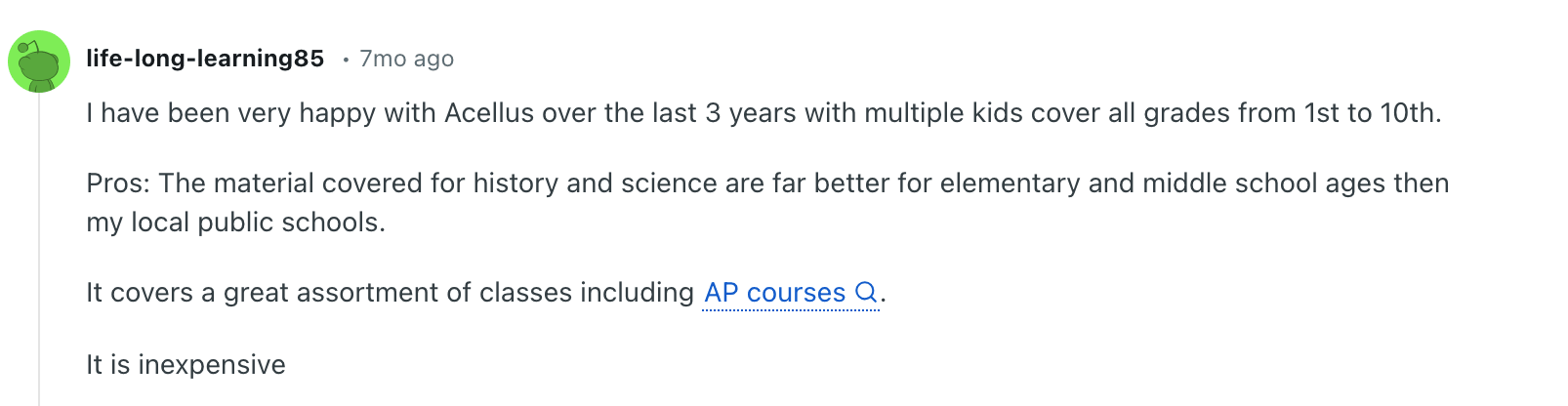 Acellus cost Reddit & Trustpilot reviews