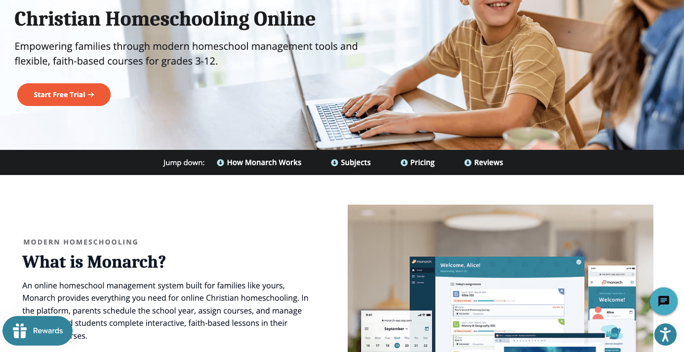 #5 Monarch Curriculum by AOP