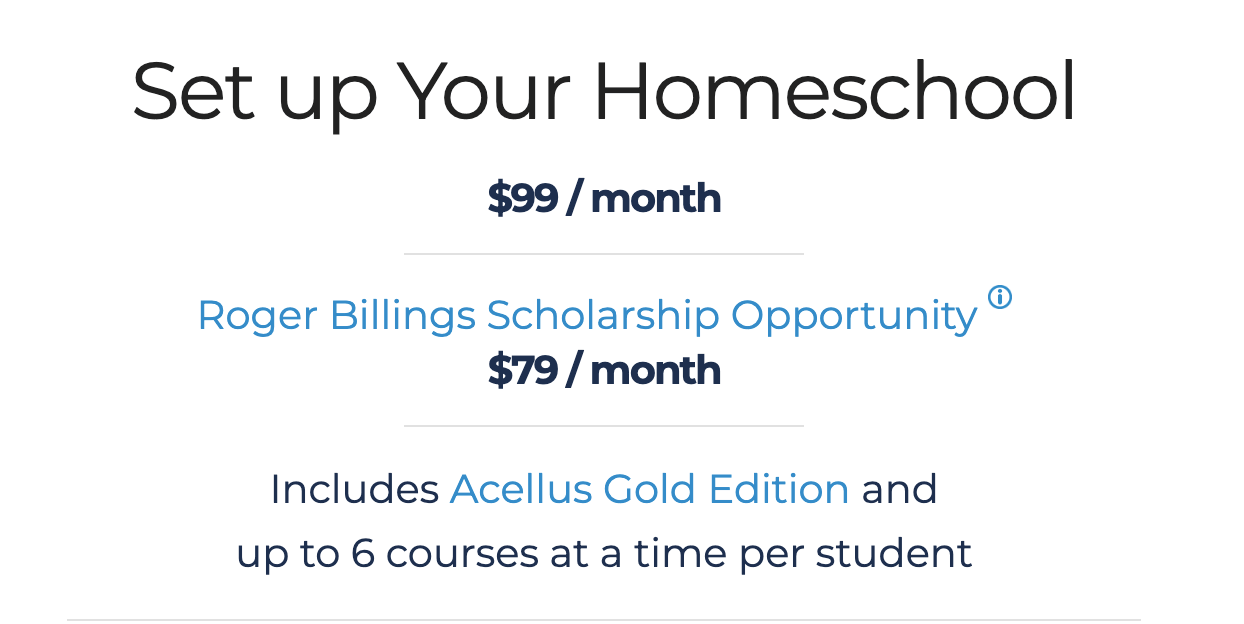 Power Homeschool Tuition Prices