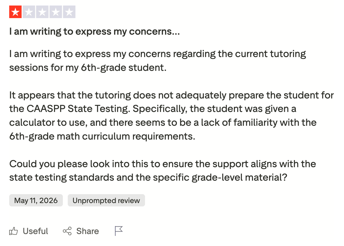 Grade Potential Tutoring Complaints