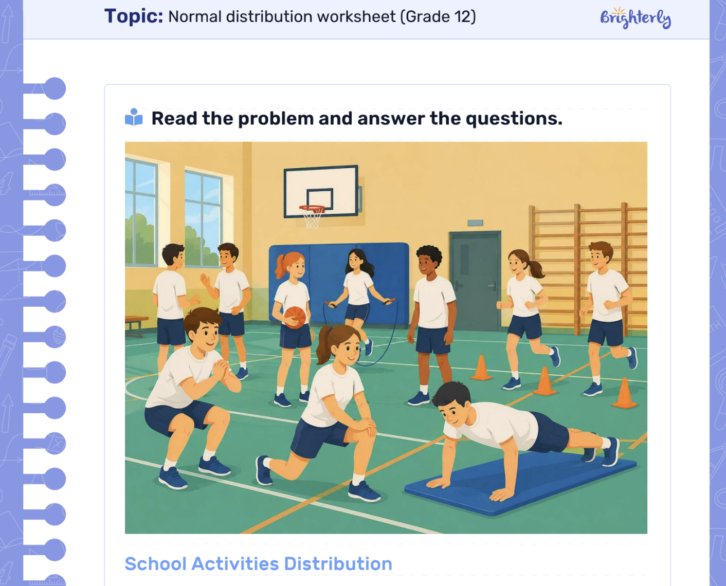 Normal Distribution Worksheets
