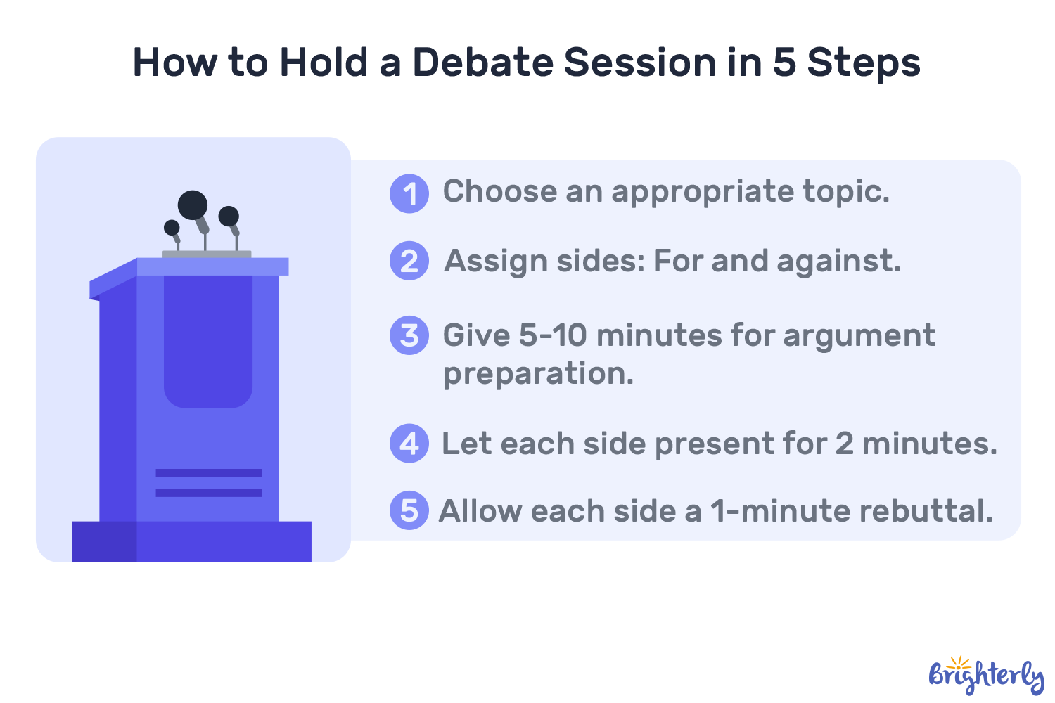 How to Run a Simple Debate with Kids
