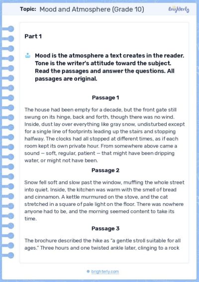 10_Tone_and_Mood_Worksheets