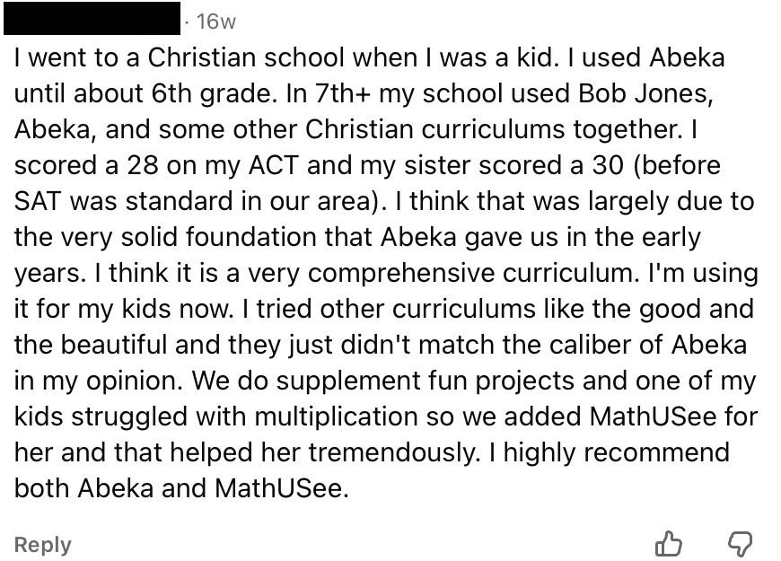 What Parents Like About Abeka