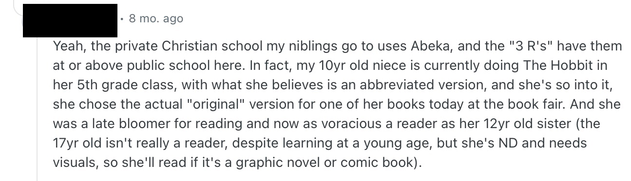 Strong academic reputation