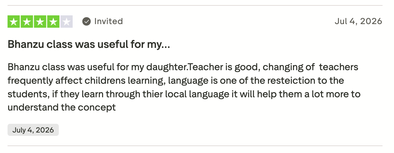 Change of Teachers