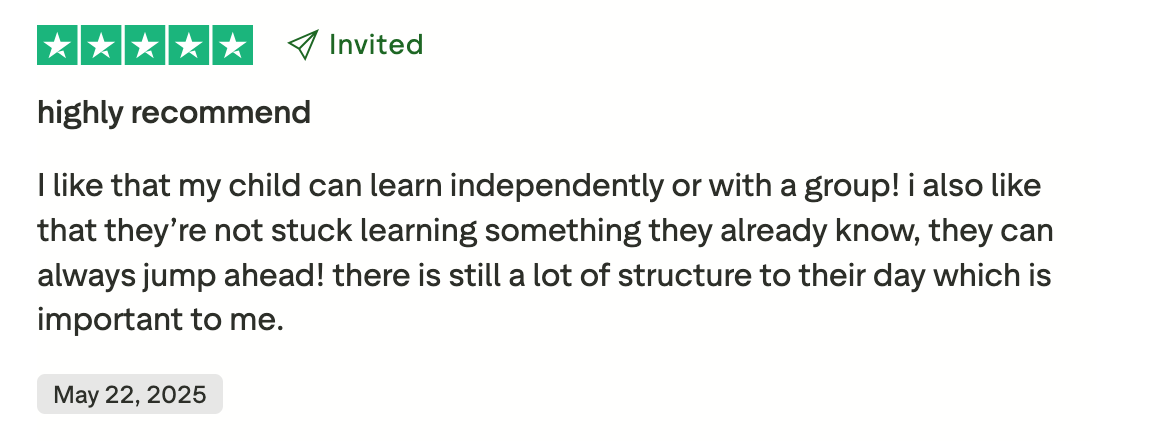 K12 Reviews on Learning Approach