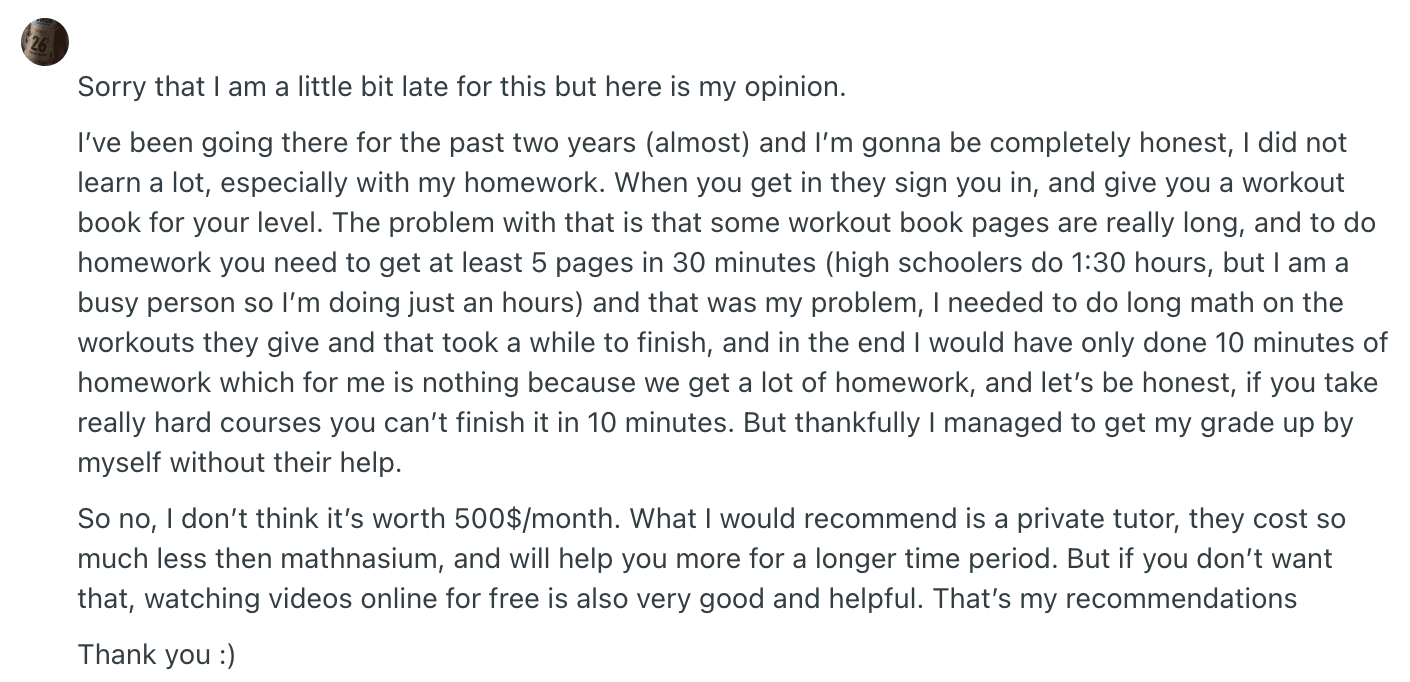 Mathnasium Rating and Reviews