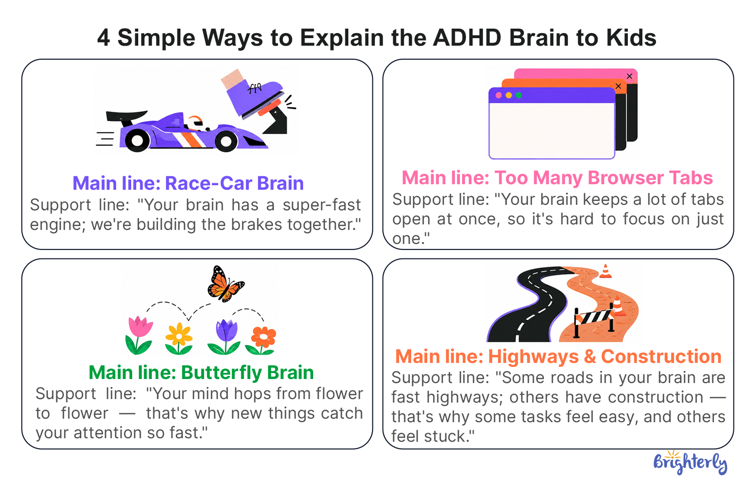 Simple Analogies to Explain ADHD to Kids