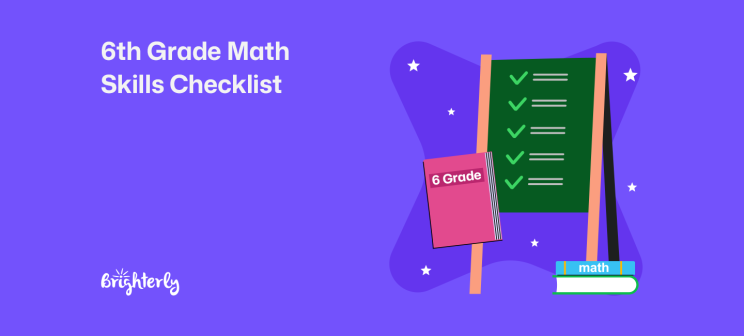6th Grade Math Skills Checklist