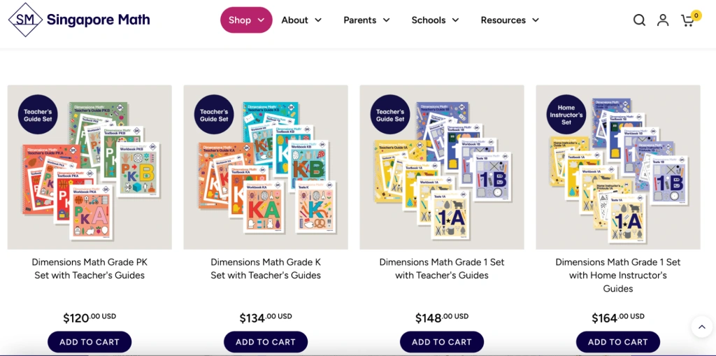 Singapore Math: Pricing