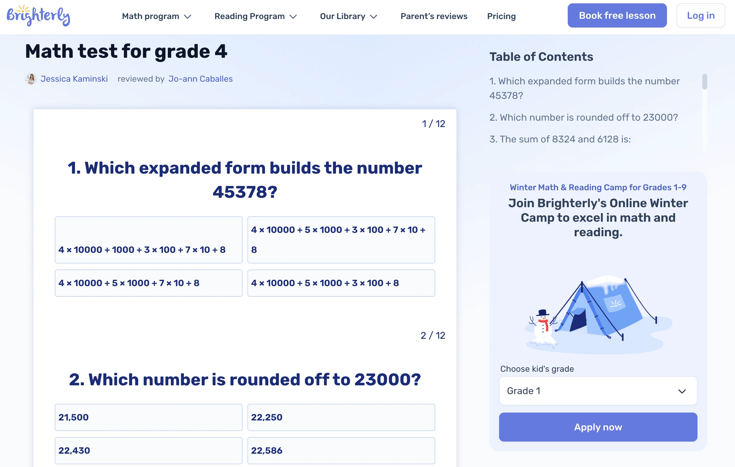 Finding equivalent fractions worksheet and tests