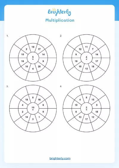 Multiplication Practice 4th Grade