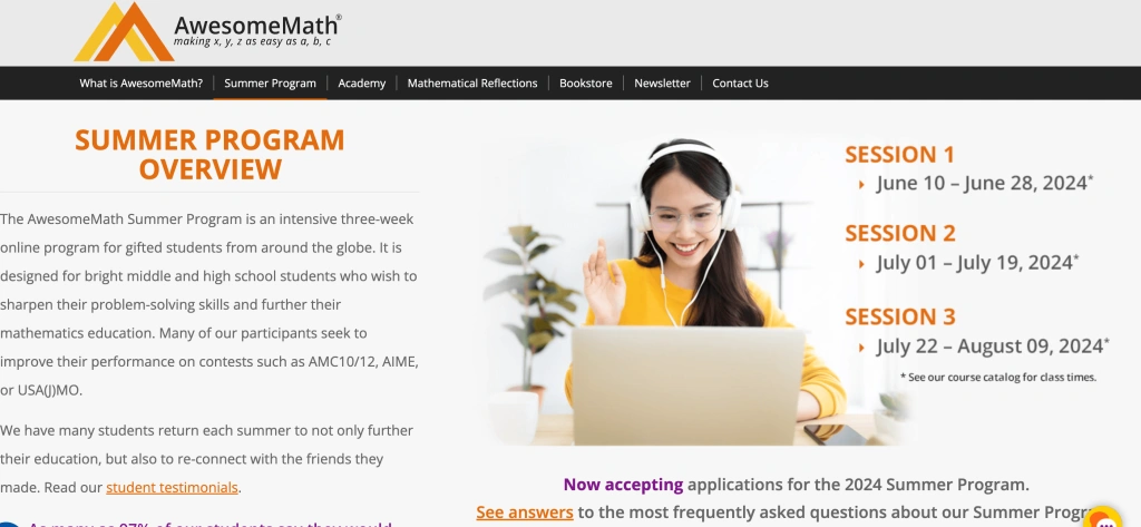 #6. AwesomeMath online math summer programs