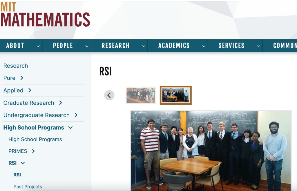 #4. RSI summer math programs