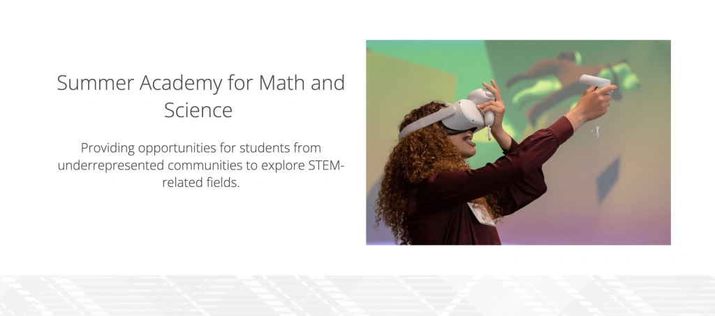 #3. SAMS summer math tutoring programs