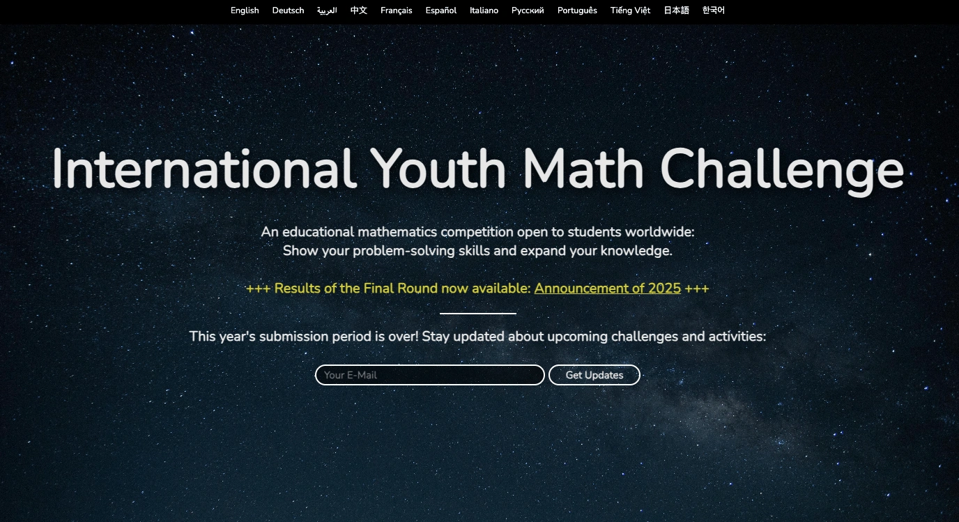 IYMC: International Youth Math Challenge