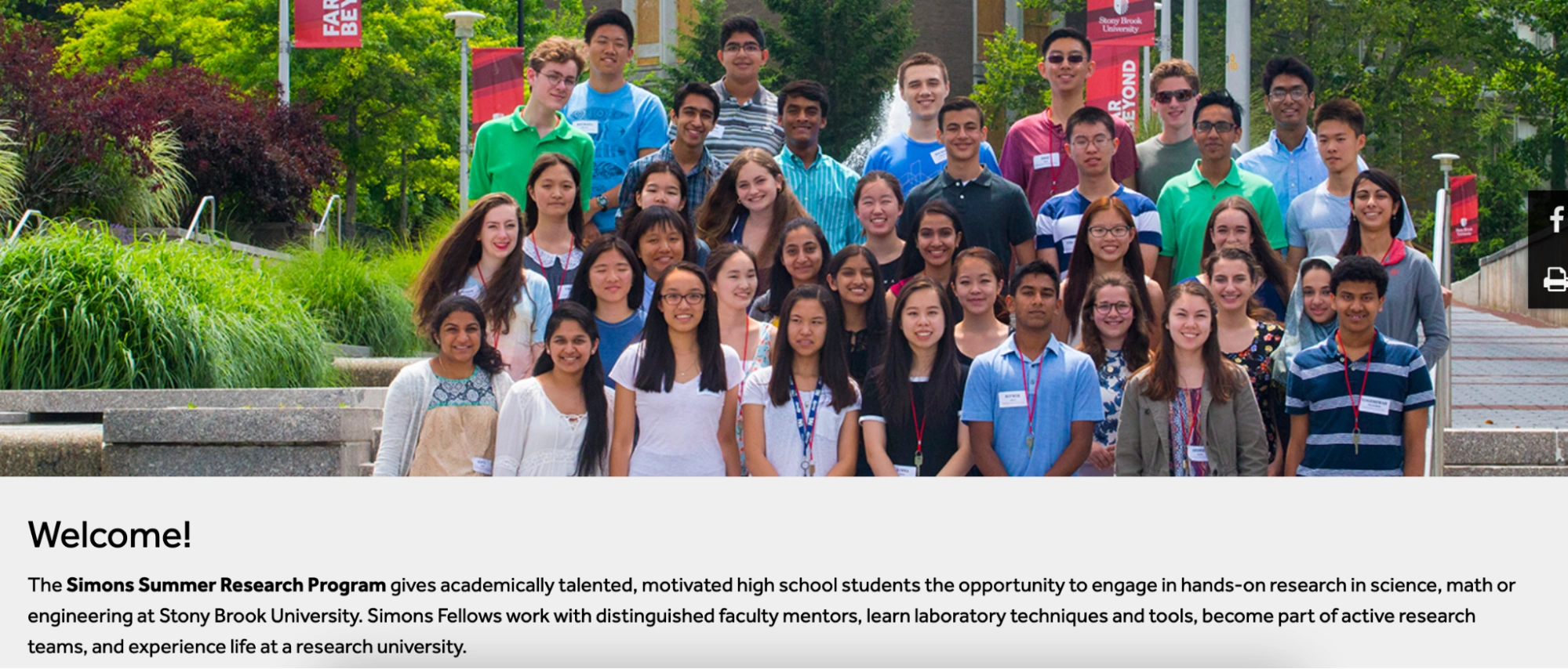 Simons Summer Research Program