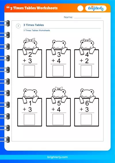 Third Grade Times Tables Worksheets