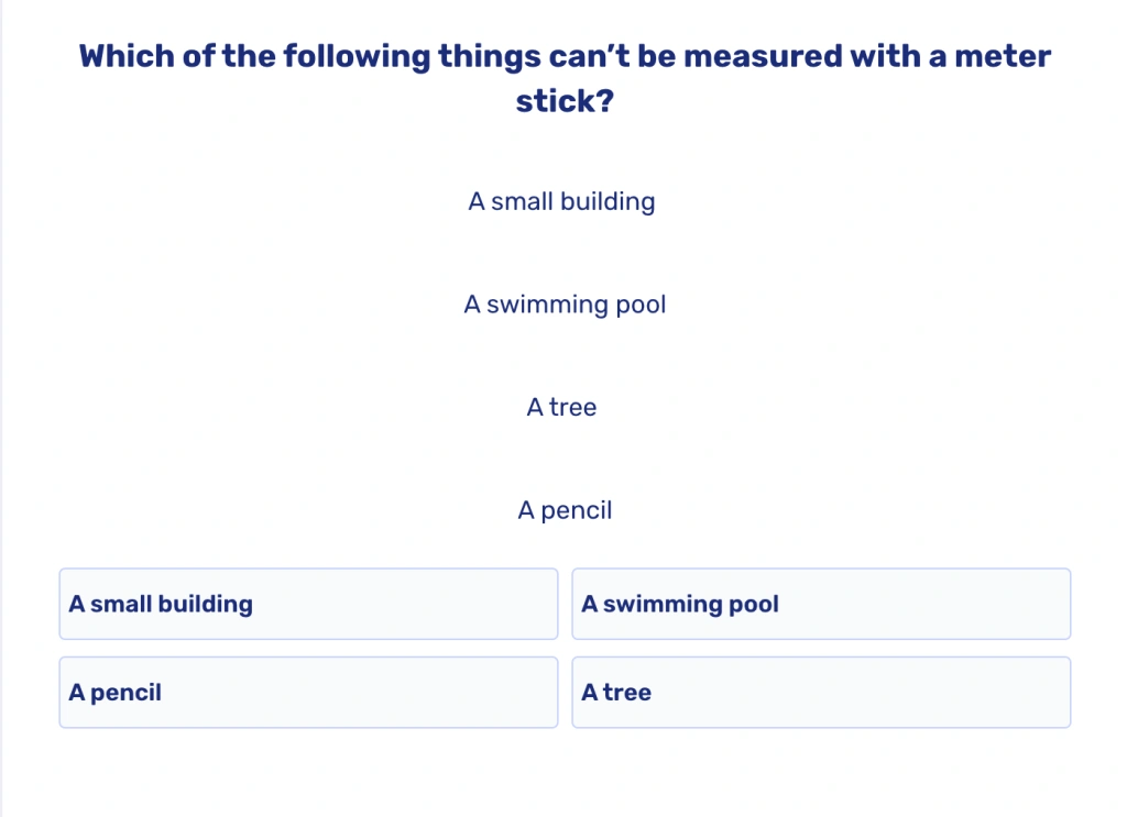 Tape measure worksheet: Practice