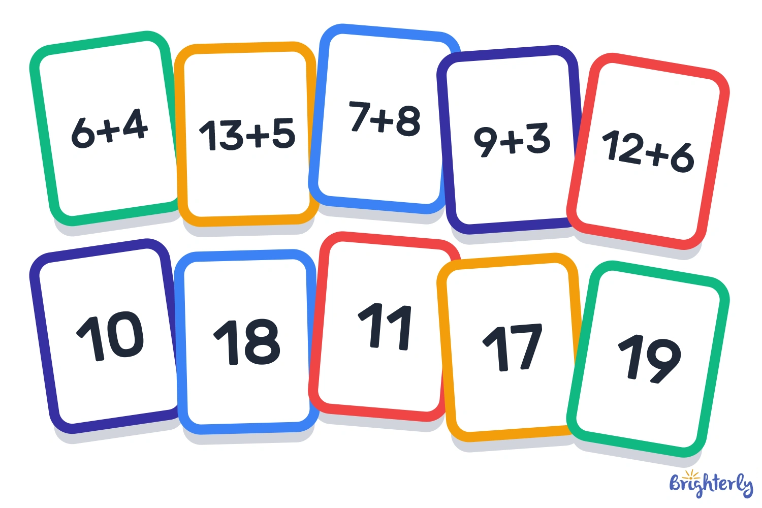 Addition Facts Card Game