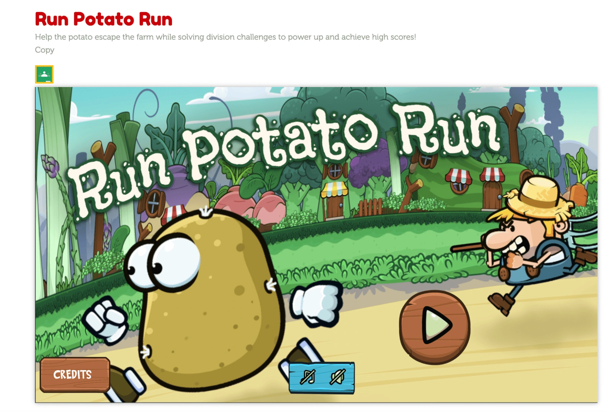 6. Run Potato Run