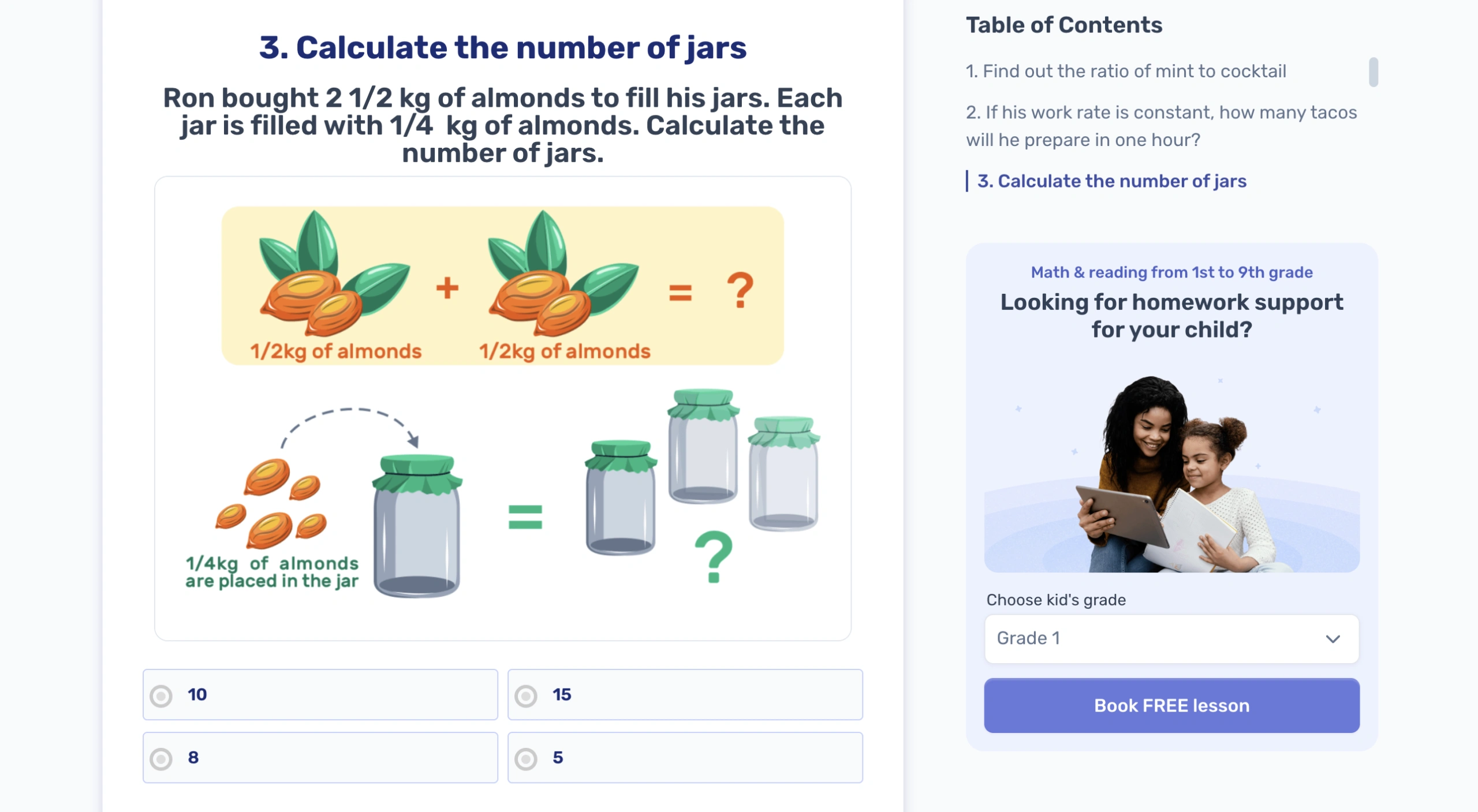 Percent decimal fraction worksheet and test
