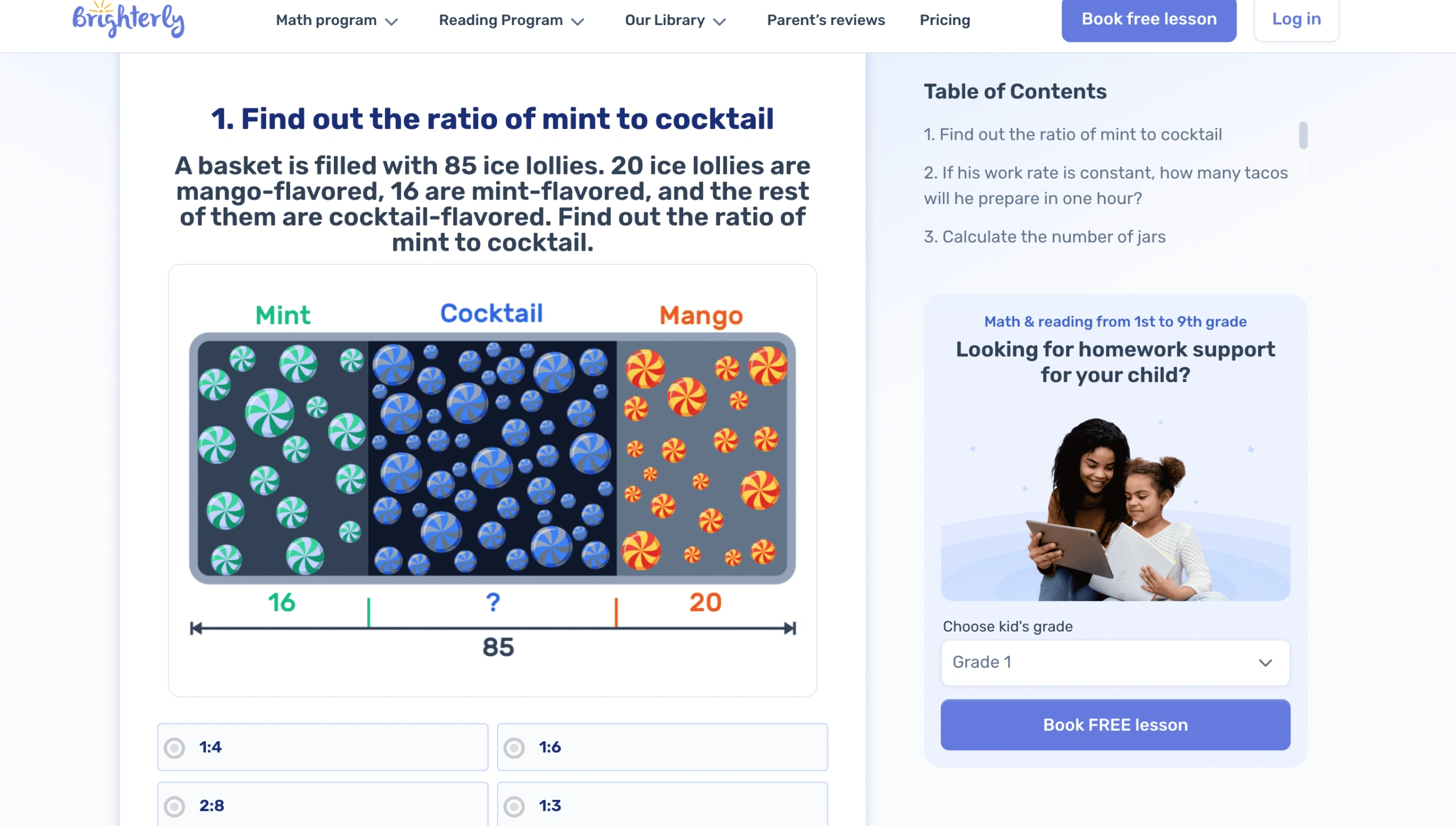 Proportion word problems worksheets and tests