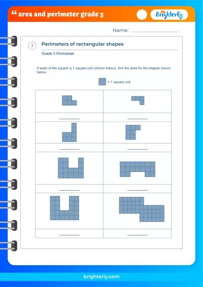 3Rd Grade Perimeter And Area Worksheets