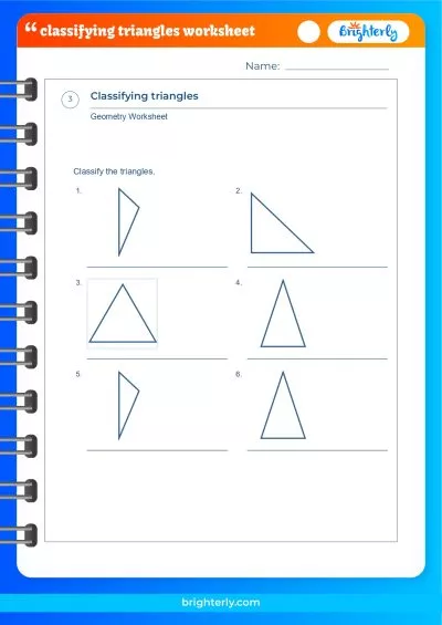 Triangle Classification Worksheet