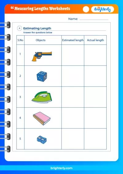 Measuring Length Worksheet